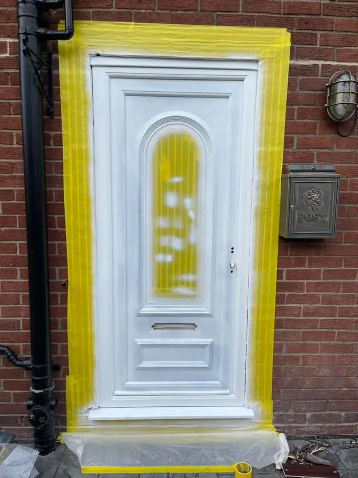 door spraying