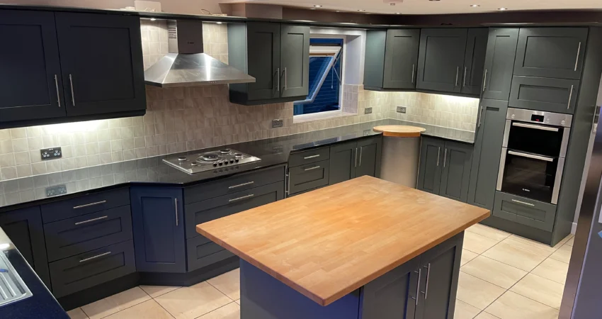 kitchen spraying manchester