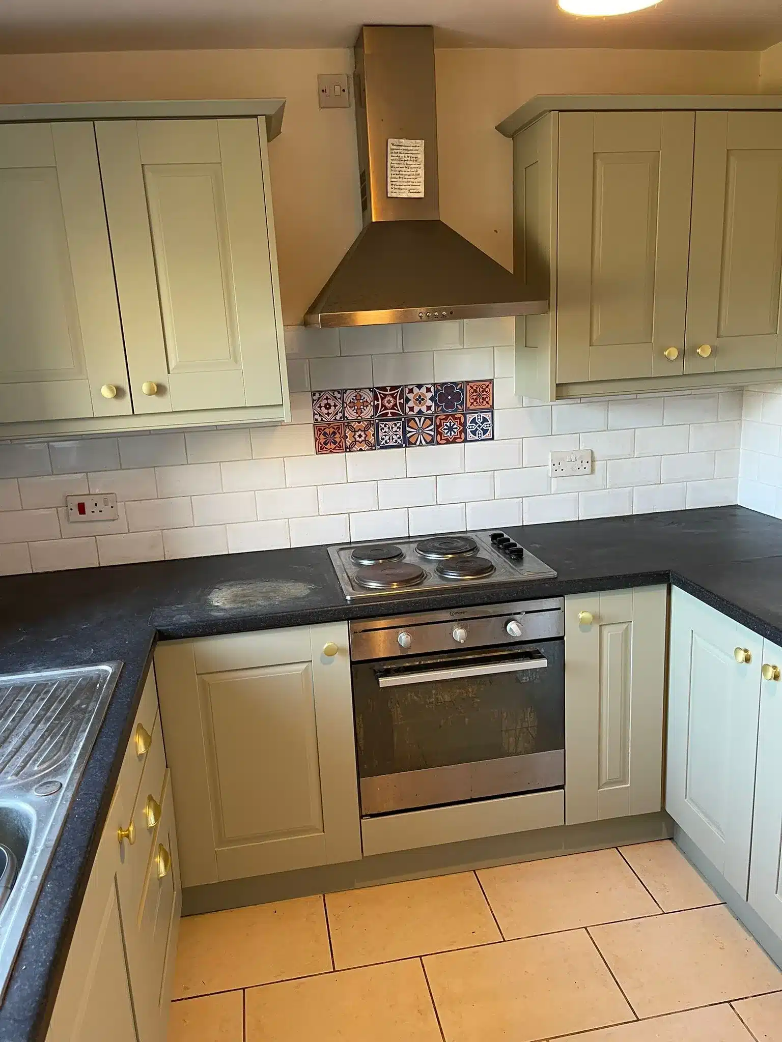 kitchen spraying bury